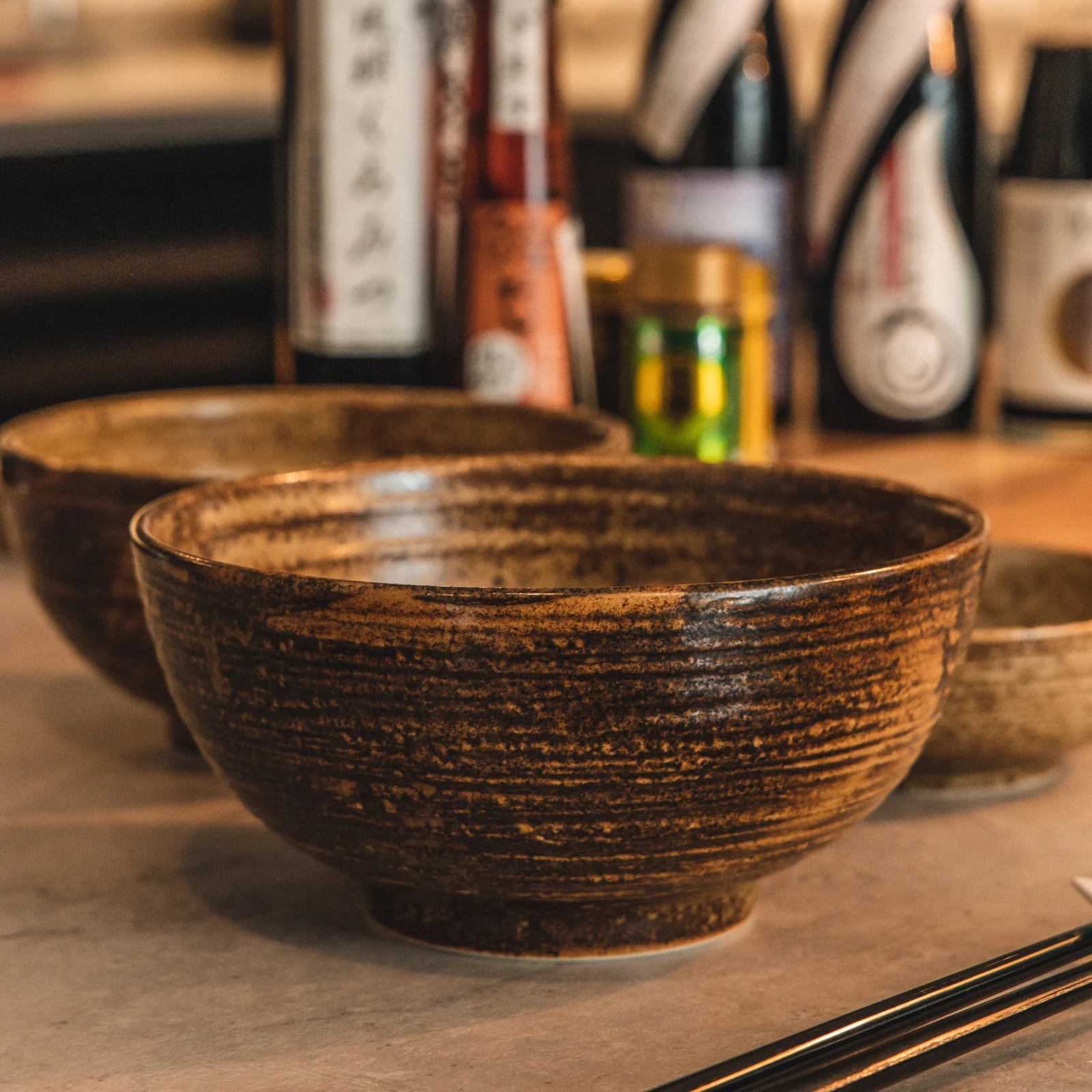 Showa Bowl Brown, 17cm - Image 2