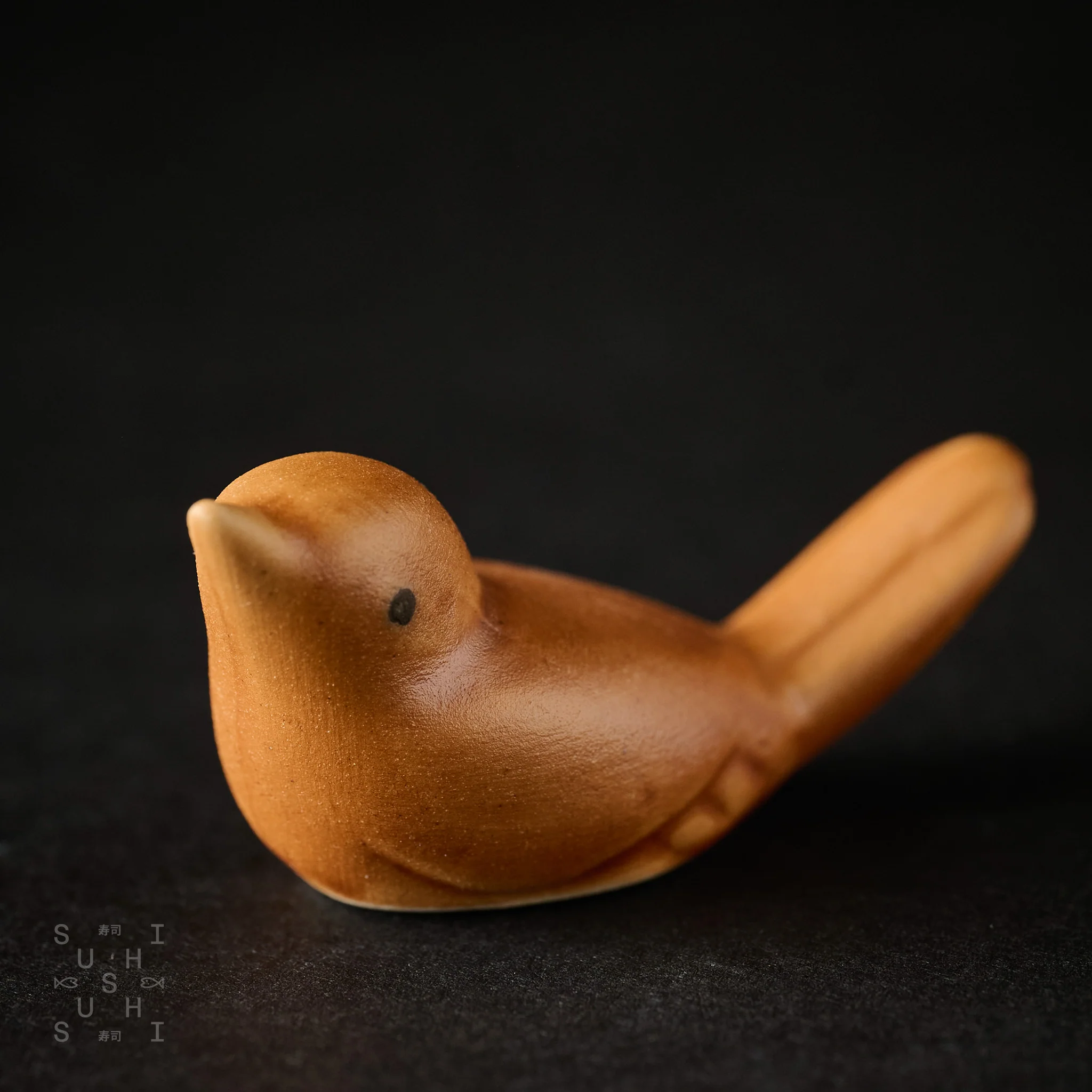 Brown Saikai Bird Chopstick Rest