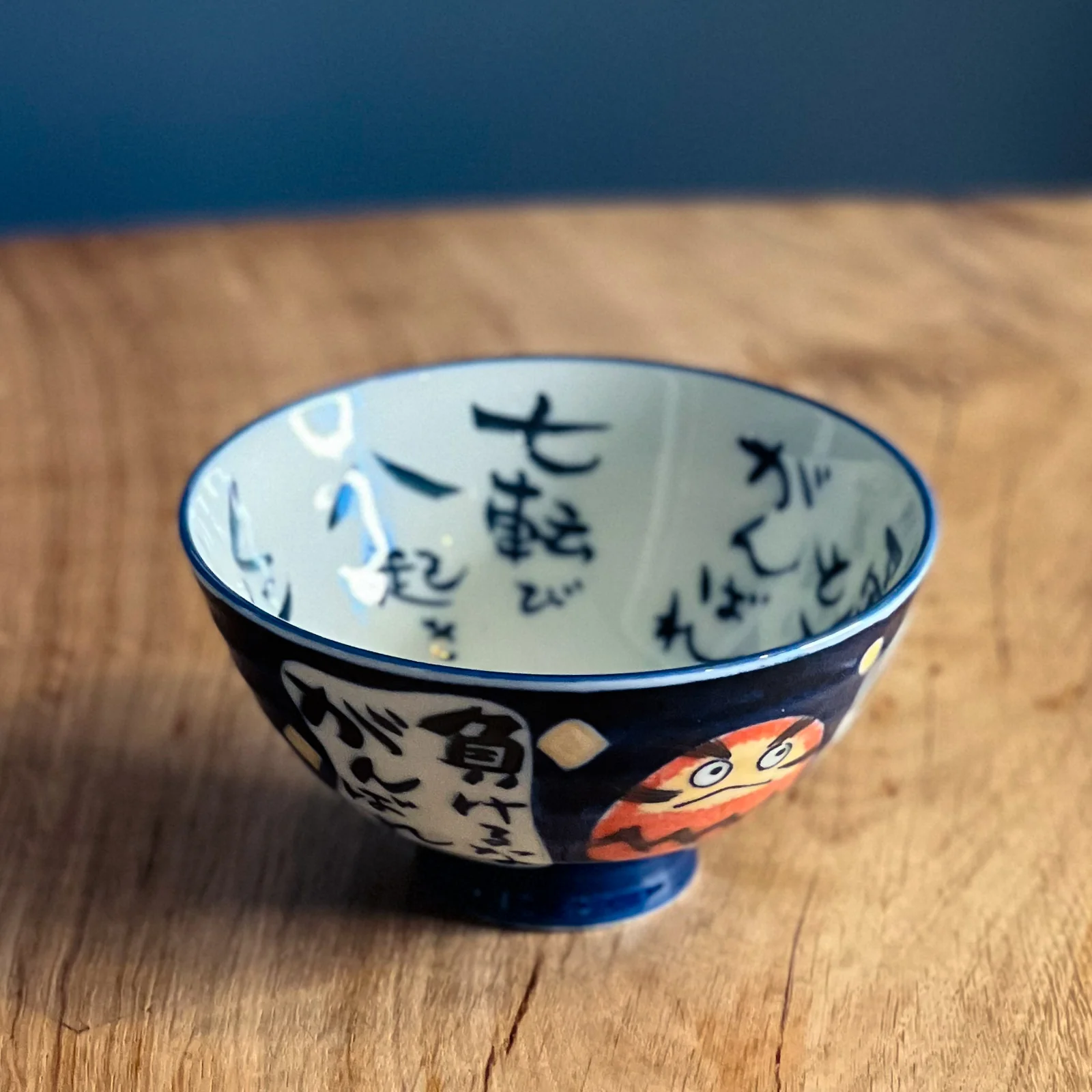 Kanekyu Seito Daruma Rice Bowl 125mm - Image 4