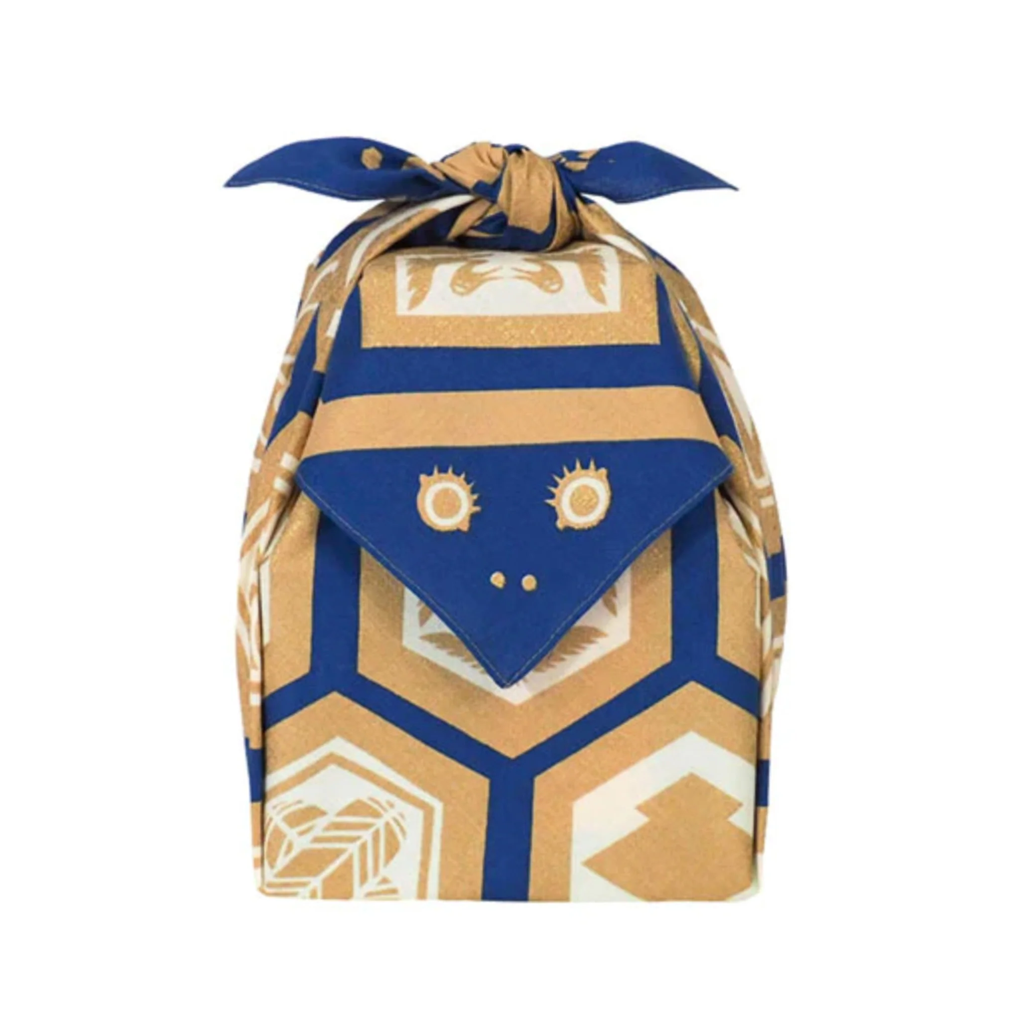 Furoshiki Cotton Wrap - Cochae Collab Tortoise Shell Crest 70x70cm - Image 6