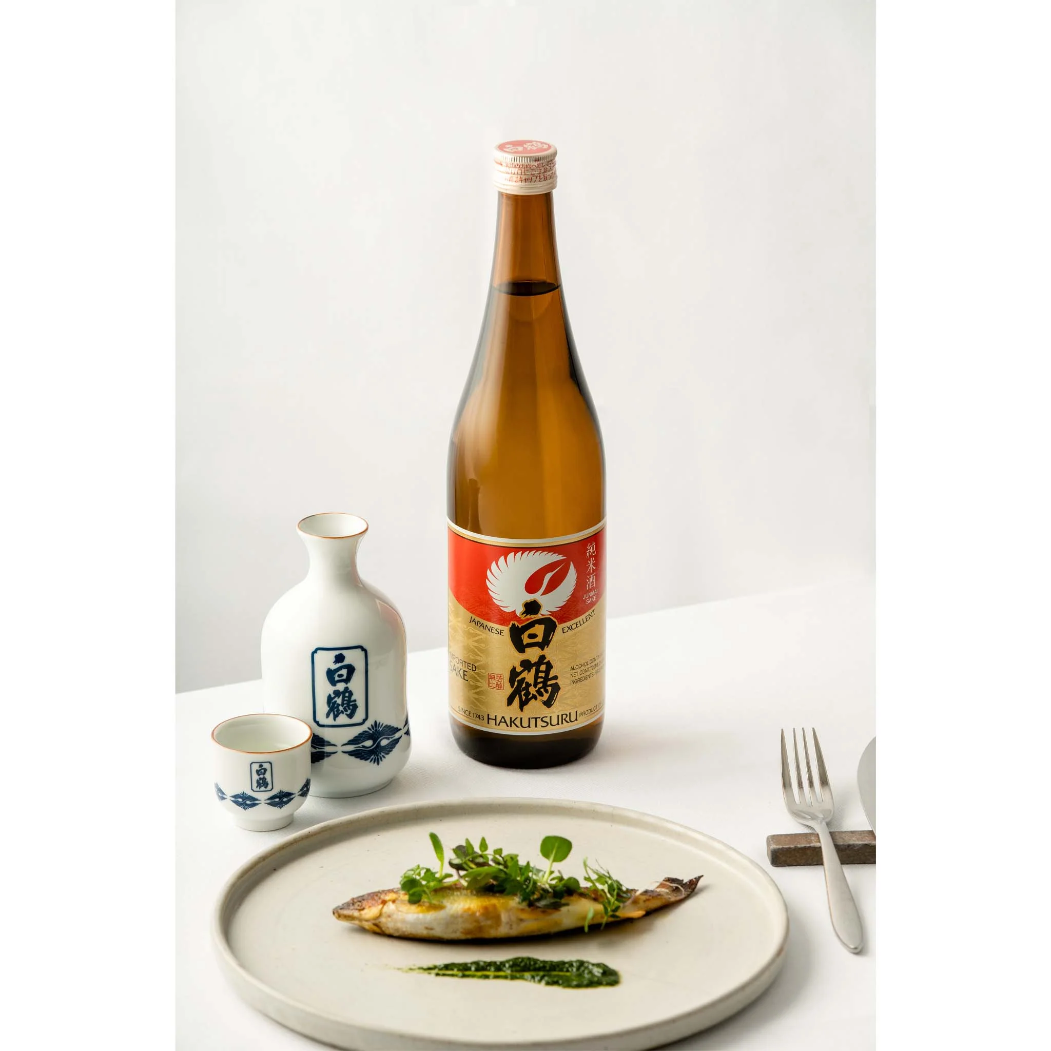 HAKUTSURU - Excellent Junmai Sake 720ml - Image 3