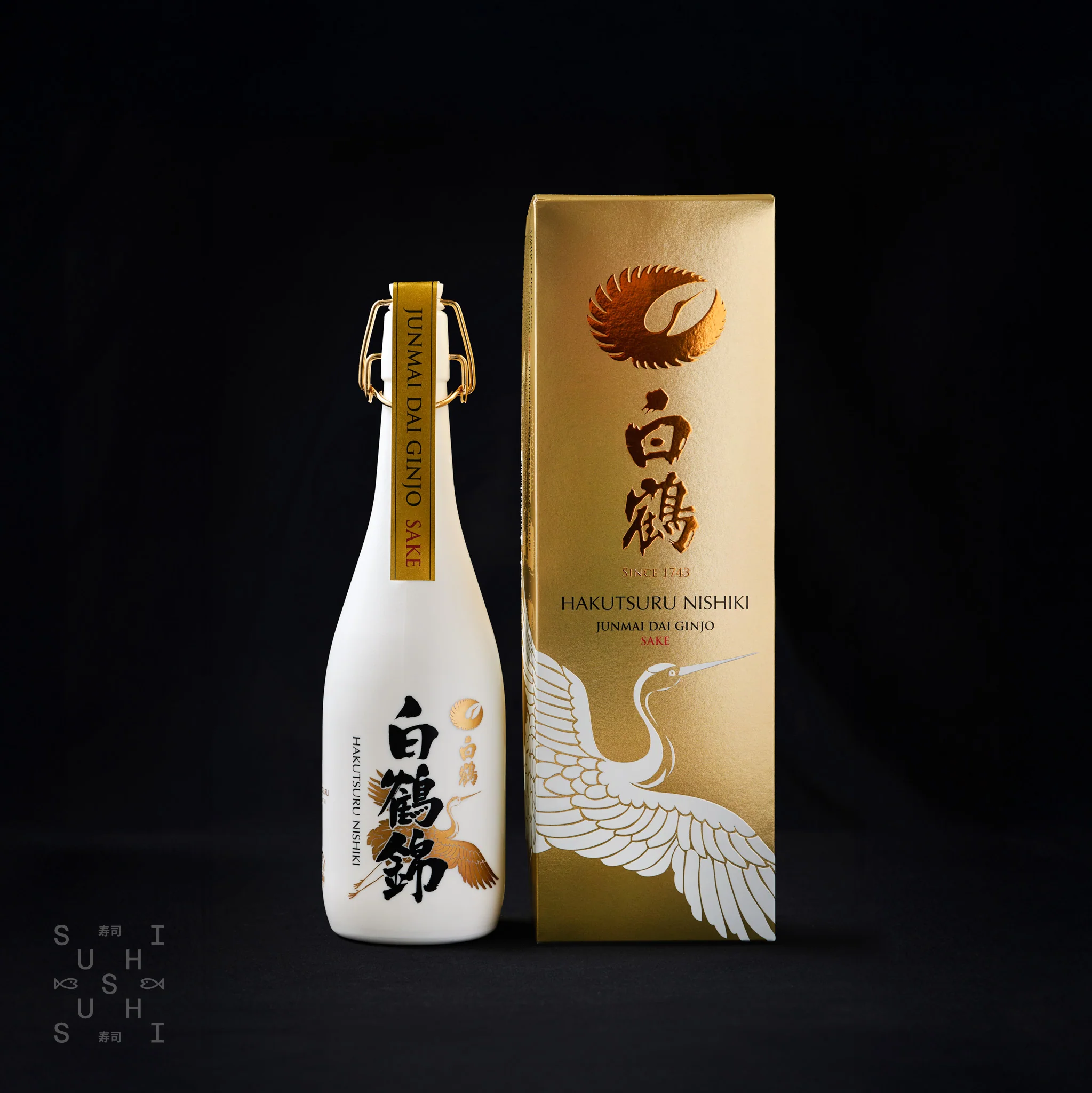 HAKUTSURU - Nishiki Junmai Daiginjo (Ceramic Bottle) 720ml