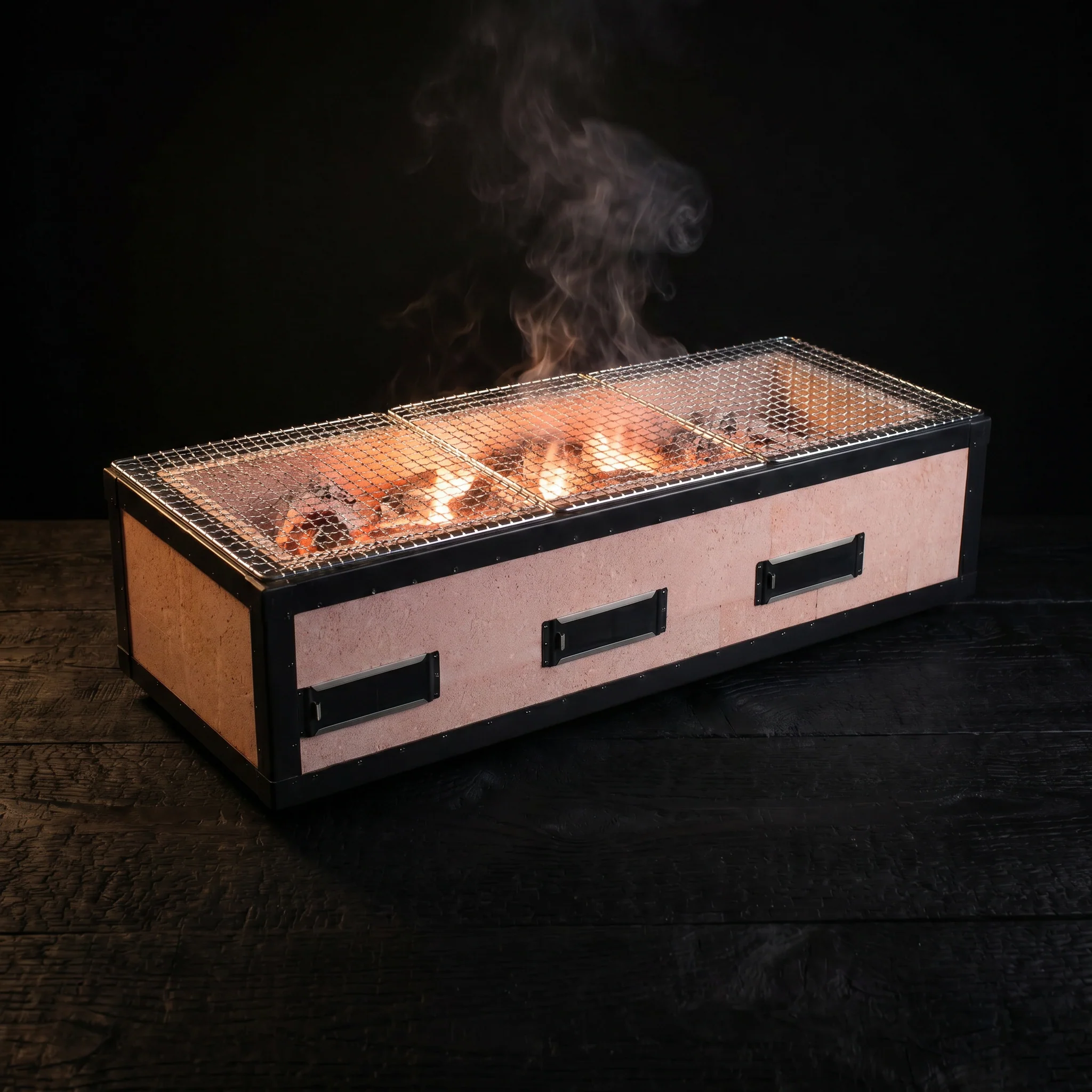 Shokunin, XL Japanese Charcoal Konro Grill, 770mm - Image 4
