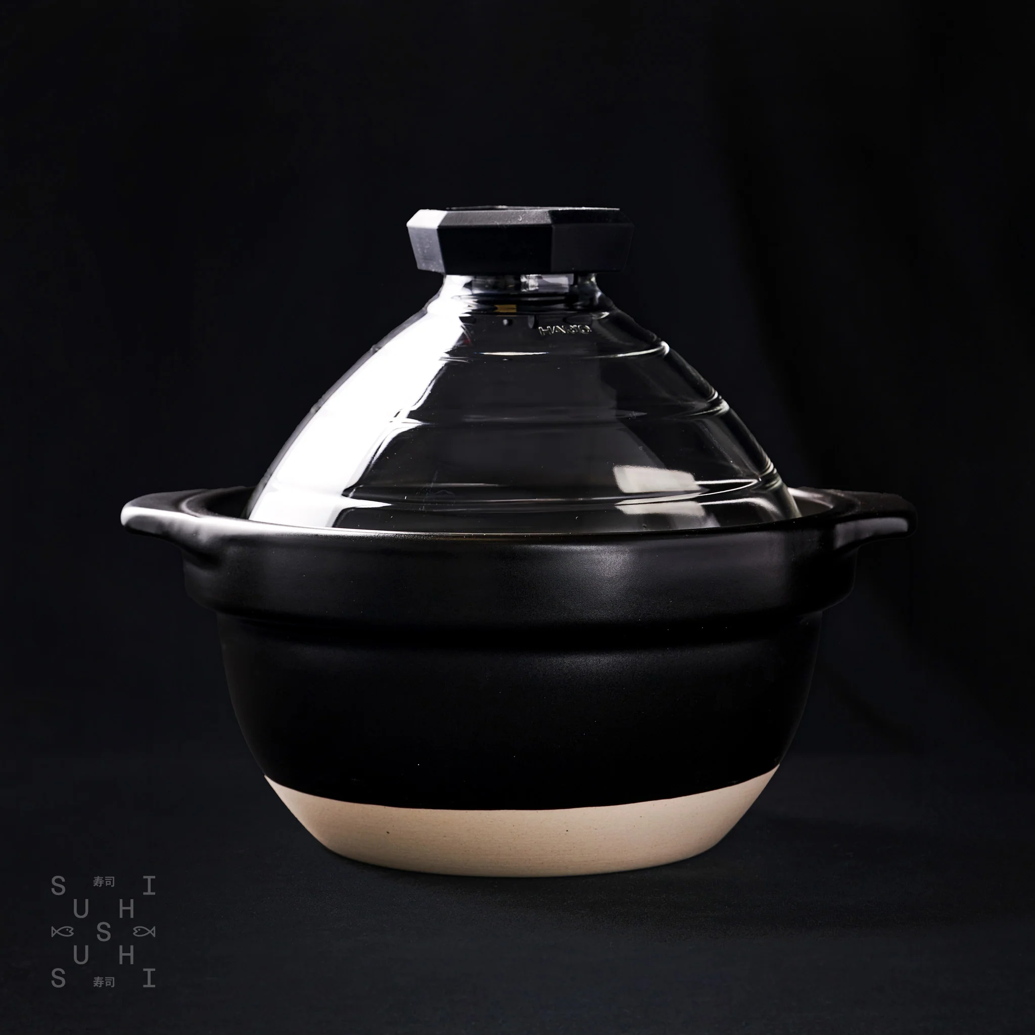 Hario, Glass-Lid Stovetop Rice Cooker, Large (2–3 Go)