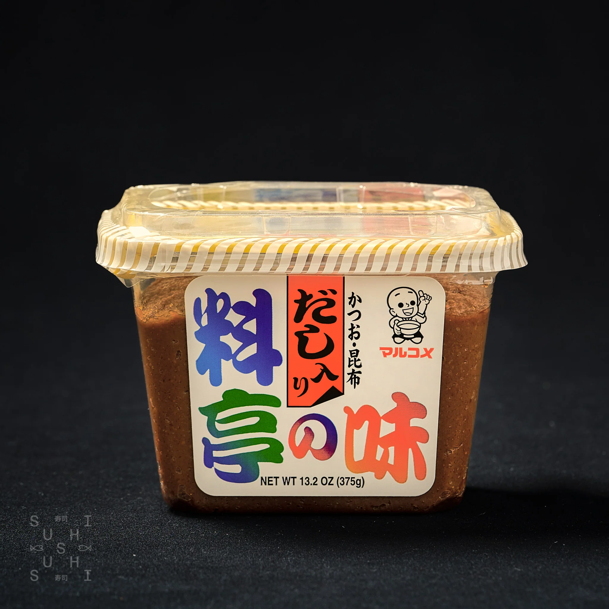 Marukome, White Miso with Dashi (Dashi Iri Miso), 375g