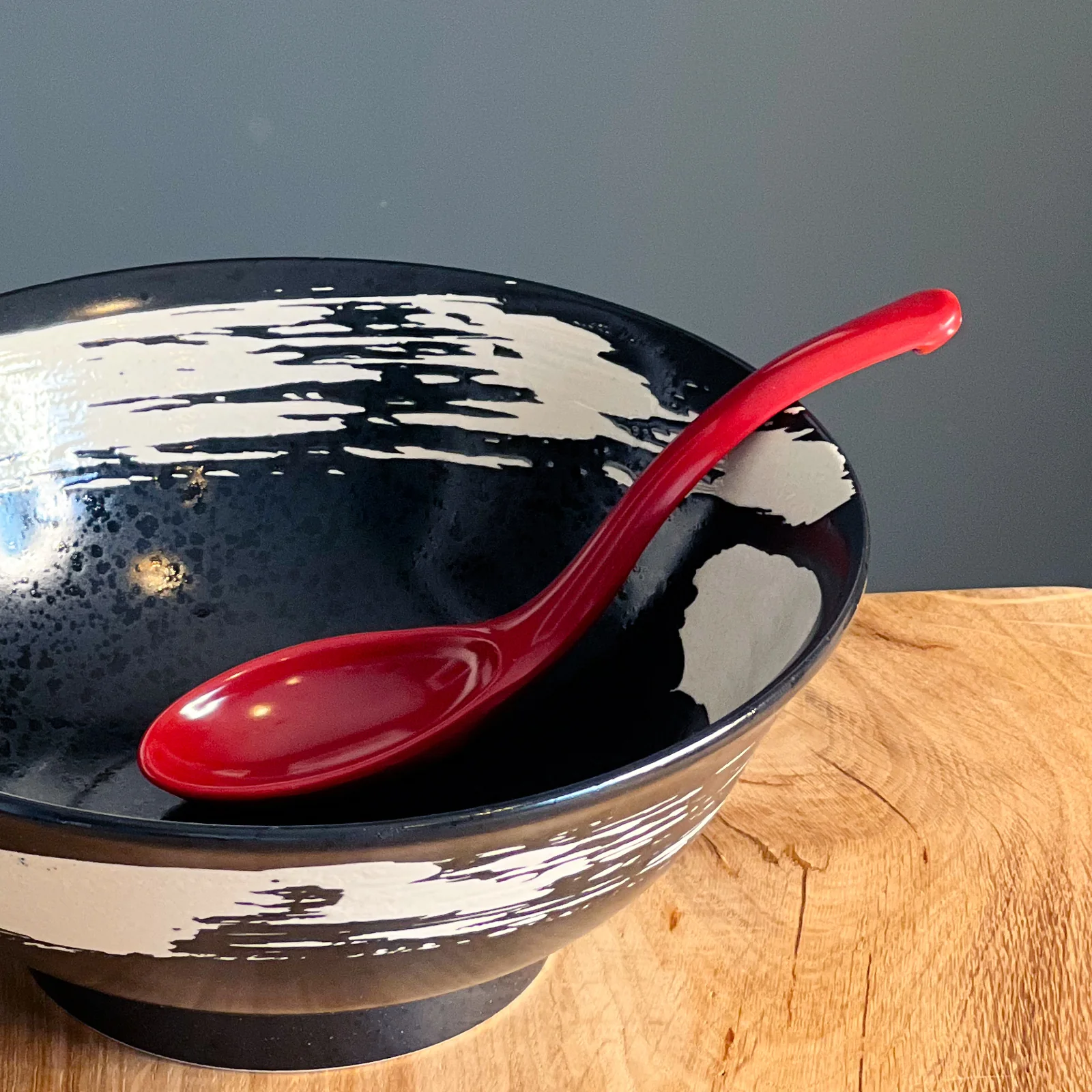Ramen Spoon, Red - Image 2