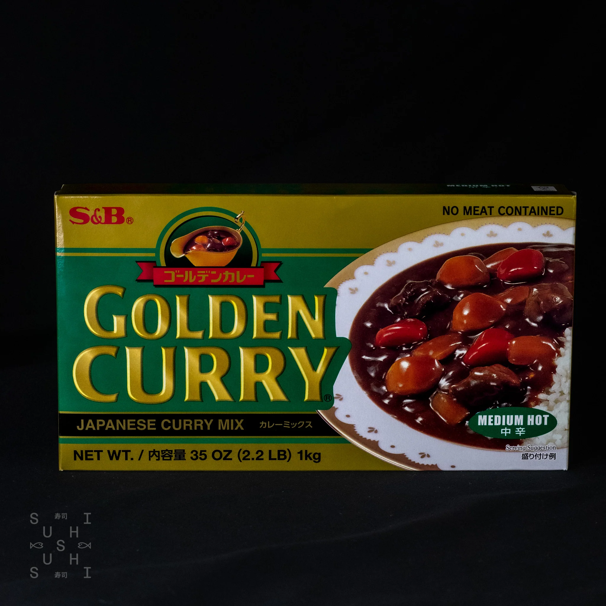 S&B Golden Curry Medium Hot 1kg