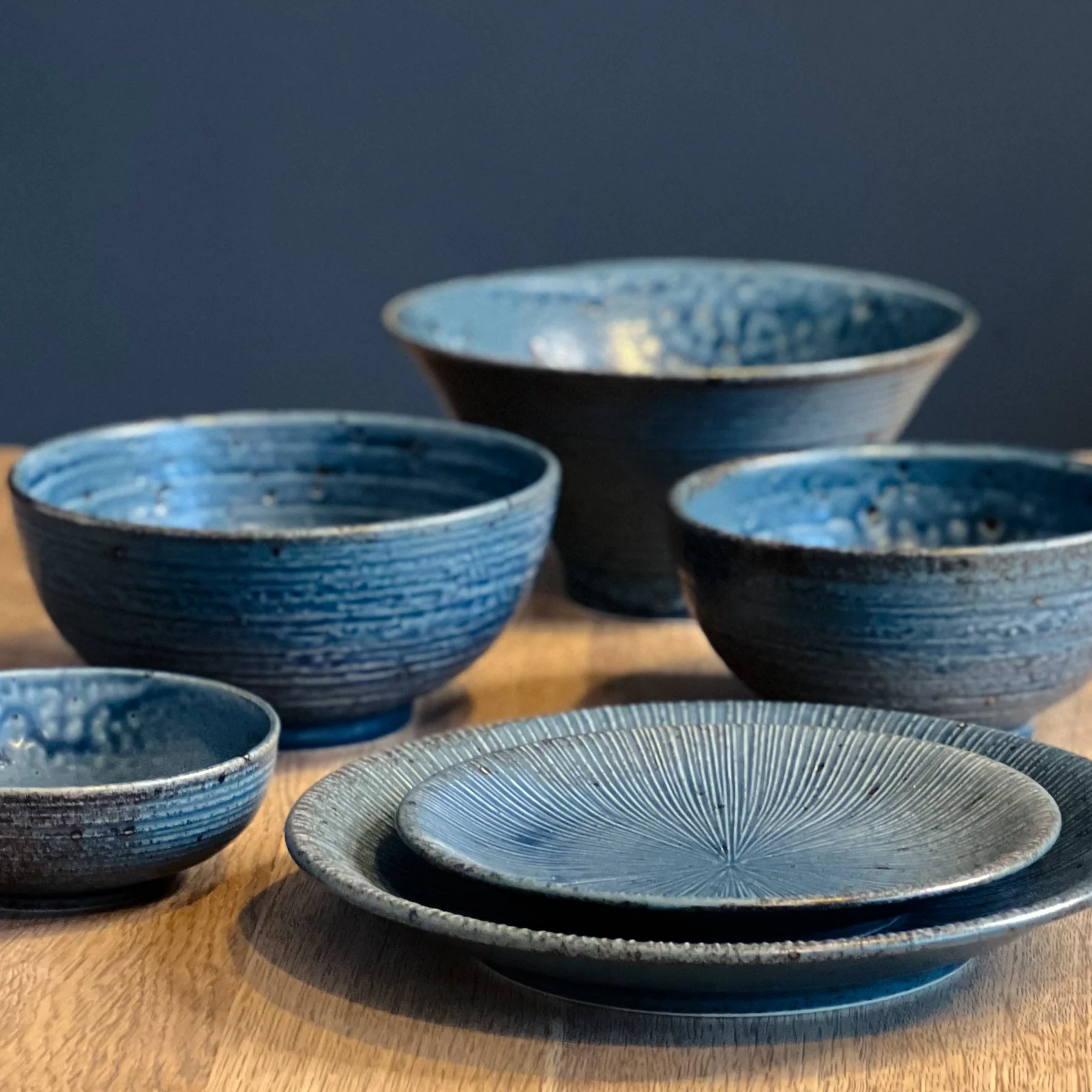 Showa Bowl, Blue, 17cm - Image 3
